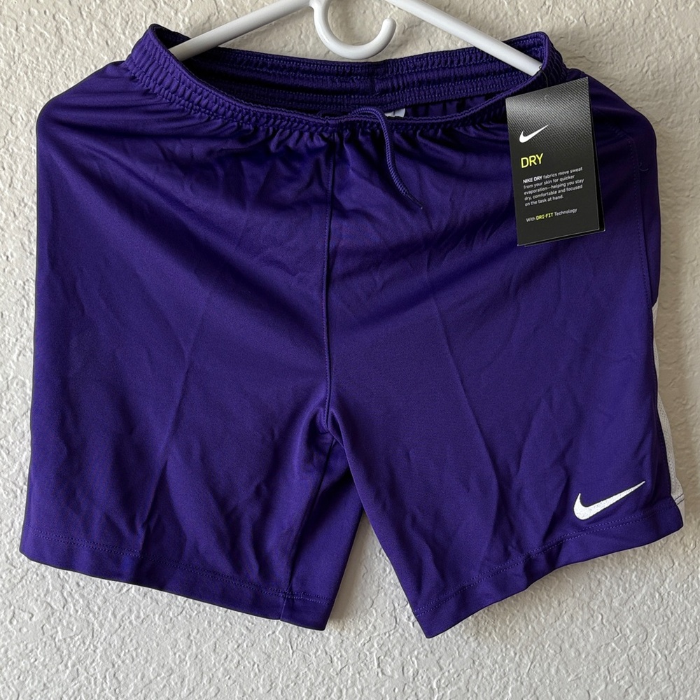 Nike Youth Unisex Dri-FIT Purple Training Shorts